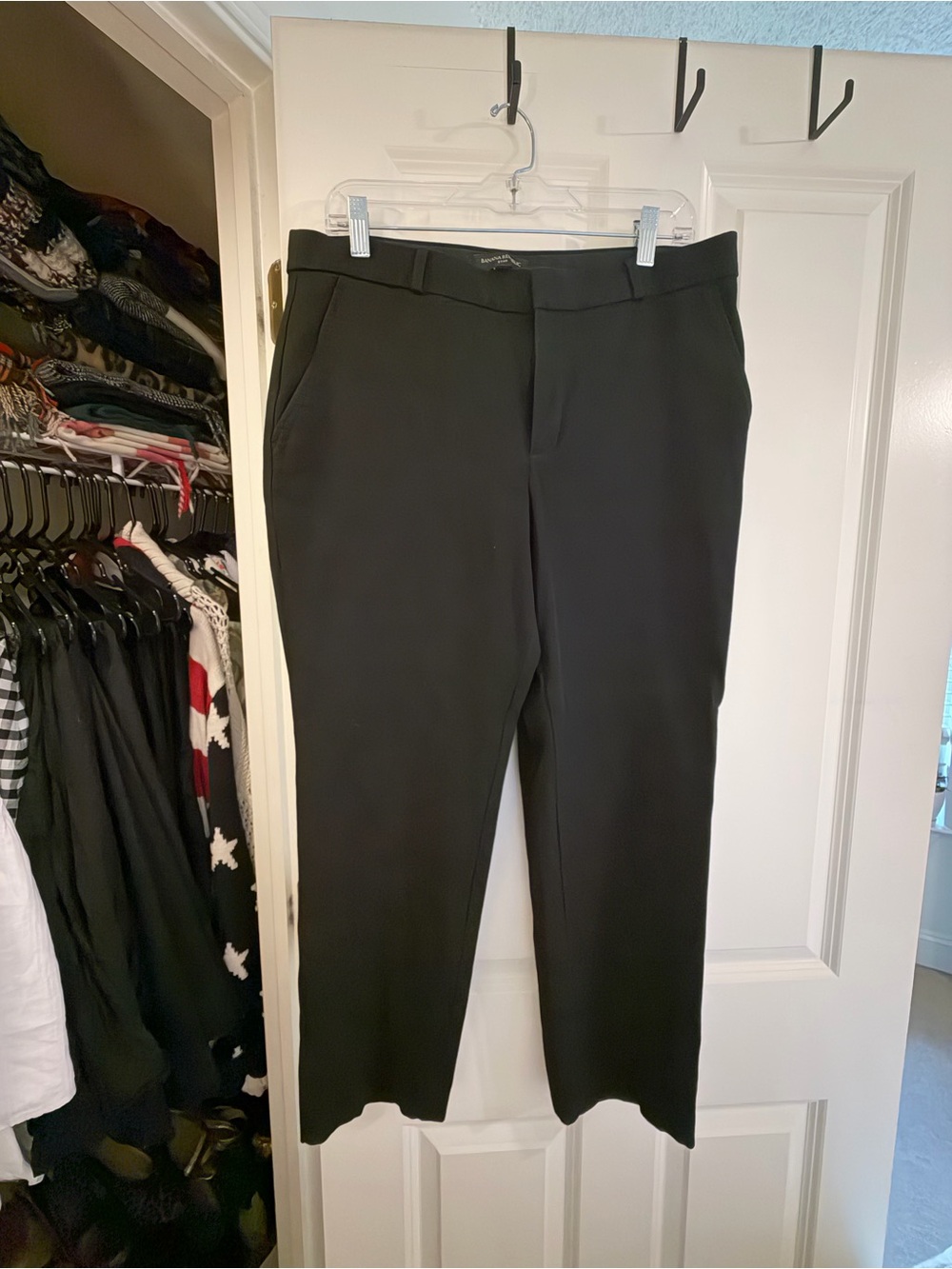 Banana Republic Women's Ryan Black Ankle Pants